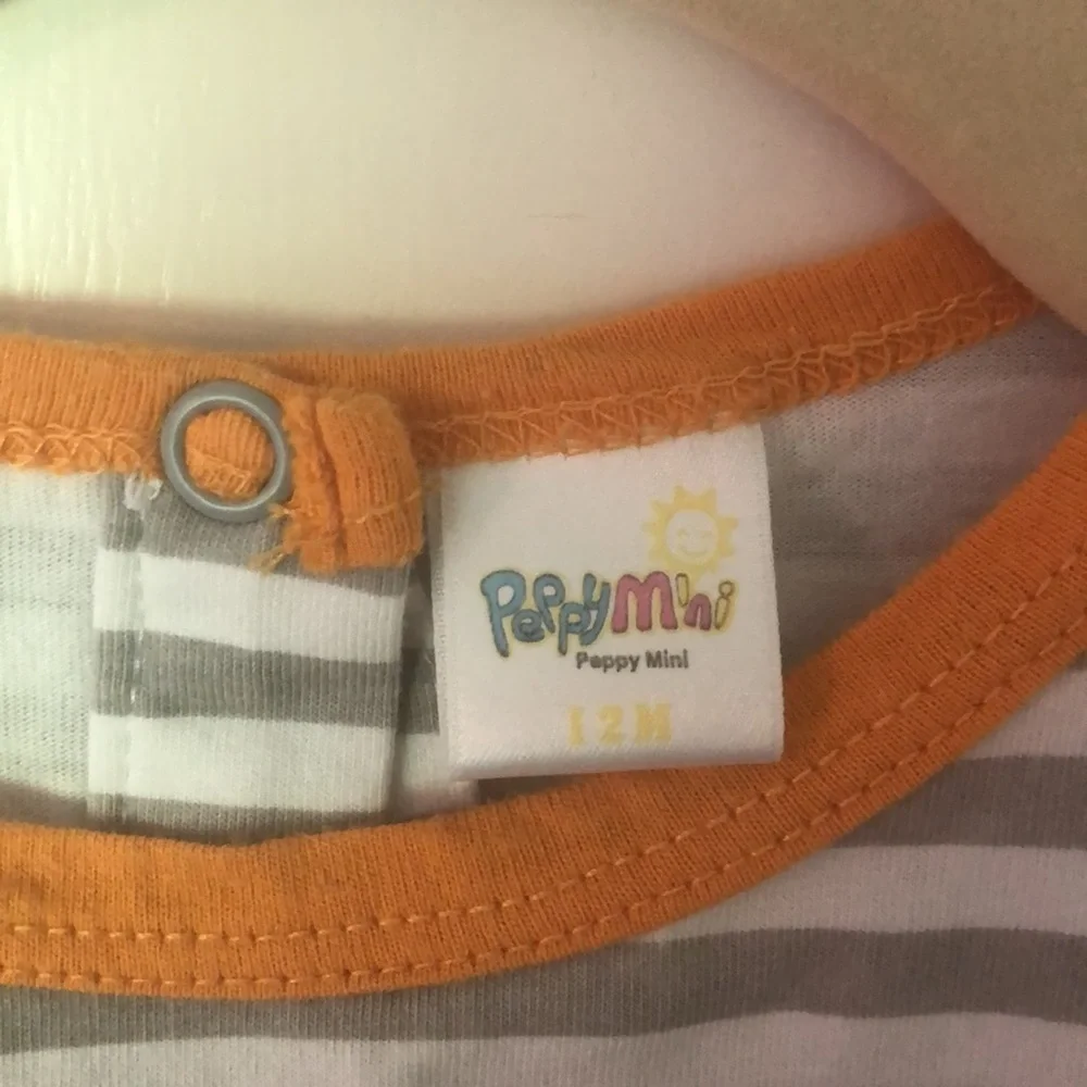 Peppy Mini Baby fox jumper romper 12m